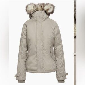 Aritzia TNA Tan Winter Parka Jacket
